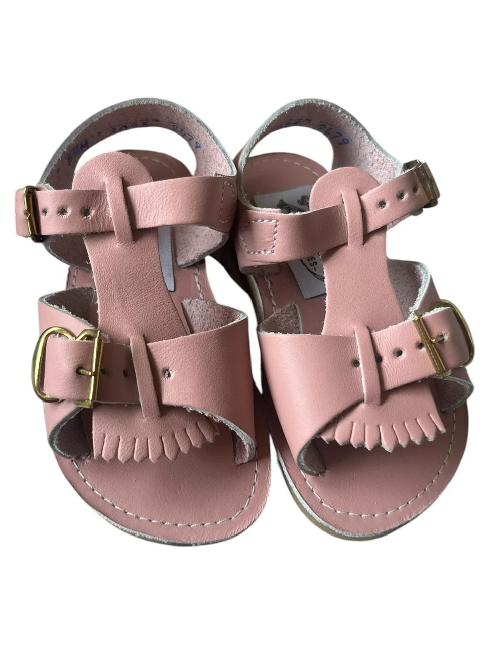 Zimmerman Toddler Stevie Sandal in Blush Pink Leather Fringe Sandals NEW 5.5